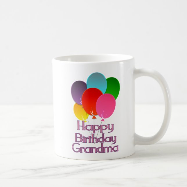 Alles- Gute zum Geburtstaggroßmutter Kaffeetasse (Rechts)