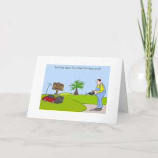 Alles- Gute zum Geburtstagim garten Karte