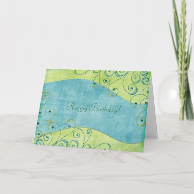 Alles- Gute zum Geburtstagkarte Karte (Vorderseite)