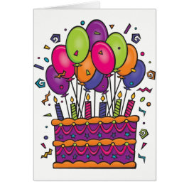 Alles- Gute zum Geburtstagkarten-Farben