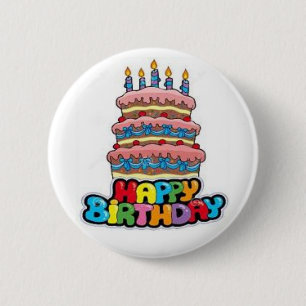 Alles Gute zum Geburtstagknopf 1 Button