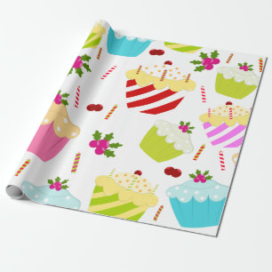 Alles- Gute zum Geburtstagkuchen-Muster Geschenkpapier