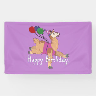 Alles- Gute zum Geburtstaglama Banner