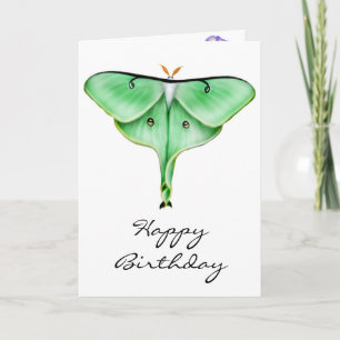 Alles- Gute zum Geburtstagluna-Motten-Karte Karte