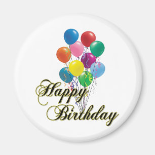 Alles- Gute zum Geburtstagmagnet - D4 Magnet