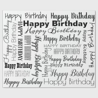 Alles- Gute zum GeburtstagPackpapier Geschenkpapier