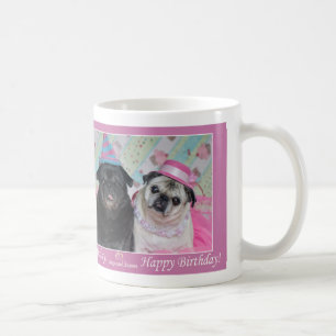 Alles- Gute zum GeburtstagParty-Mops-Tasse Tasse