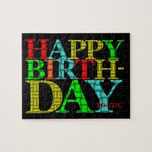 Alles- Gute zum Geburtstagpuzzlespiel Puzzle