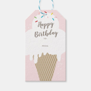 Alles Gute zum Geburtstagrosageschenkumbauten der Geschenkanhänger