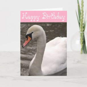 Alles- Gute zum Geburtstagschwan-Geburtstag Karte