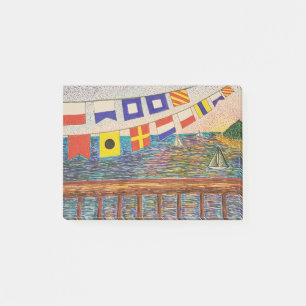 Alles- Gute zum Geburtstagseesignal-Flaggen Post-it Klebezettel