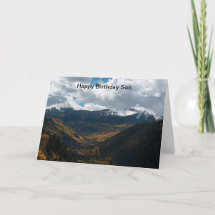 Alles Gute zum Geburtstagsohn Karte