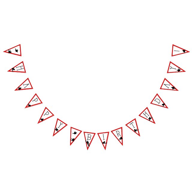 Alles- Gute zum Geburtstagvogel-Fahne Wimpelkette (Alle)