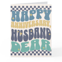 Alles Gute zum Hochzeitstag Karte für Ehemann - Ze