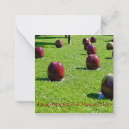 Alles Gute zum Internationalen Museumstag! Mitteilungskarte