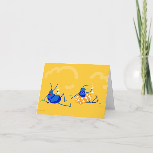 Alles Gute zum Jubiläum! Karte (Vorderseite)