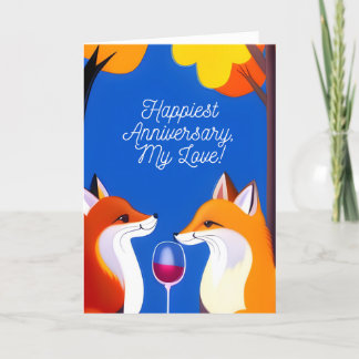 Alles Gute zum Jubiläum, meine Liebe! Grußkarte Dankeskarte