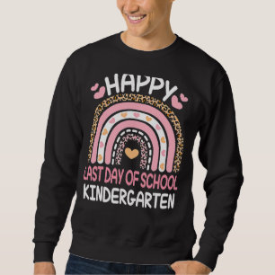 Alles Gute zum letzten Kindergartenlehrertag Gra Sweatshirt