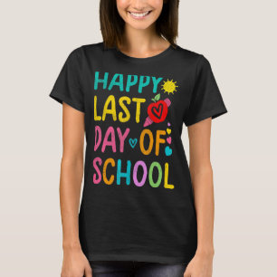 Alles Gute zum letzten Schullehrer-Schüler-Mädchen T-Shirt