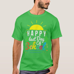 Alles Gute zum letzten Schullehrer-Schülermädchen T-Shirt