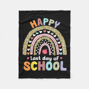 Alles Gute zum letzten Schullehrertag Fleecedecke