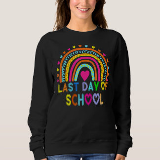 Alles Gute zum letzten Schullehrertag Sweatshirt