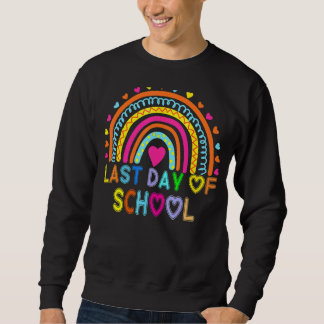 Alles Gute zum letzten Schullehrertag Sweatshirt