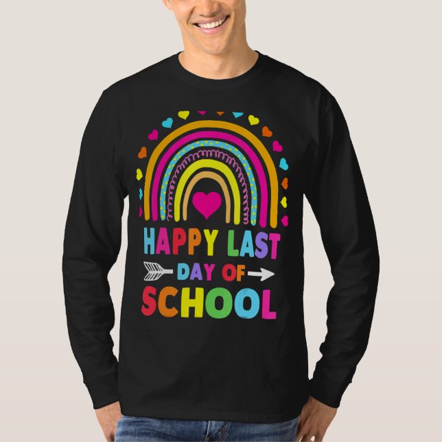 Alles Gute zum letzten Schullehrertag T-Shirt (Vorderseite)