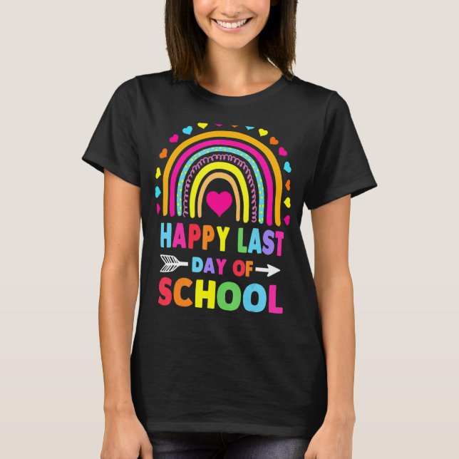Alles Gute zum letzten Schullehrertag T-Shirt (Vorderseite)