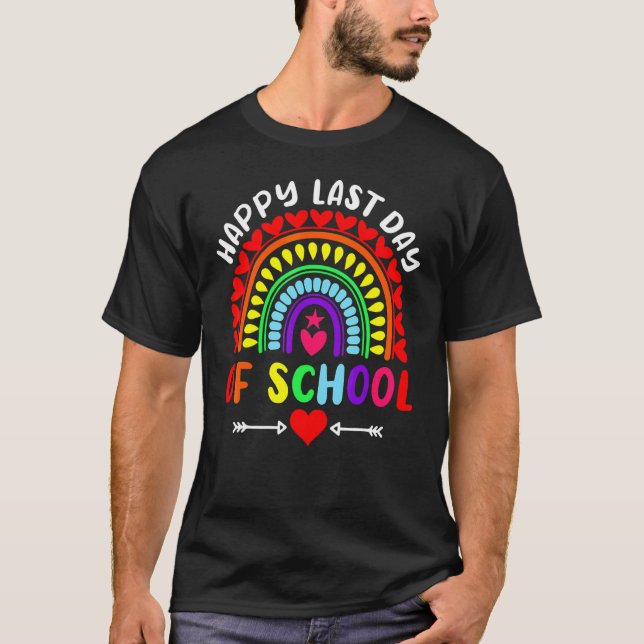 Alles Gute zum letzten Schullehrertag T-Shirt (Vorderseite)