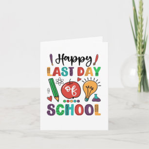 Alles Gute zum letzten Schulsommertag Karte