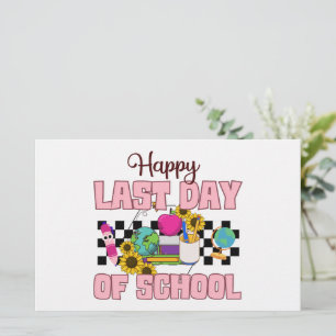 Alles Gute zum letzten Schultag Briefpapier