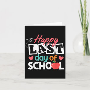 Alles Gute zum letzten Schultag Ende des Jahres Ki Karte