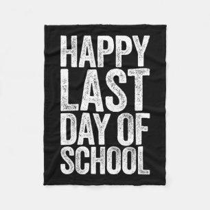 Alles Gute zum letzten Schultag Fleecedecke