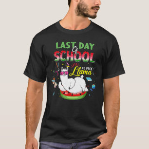 Alles Gute zum letzten Schultag No Prob Llama Summ T-Shirt