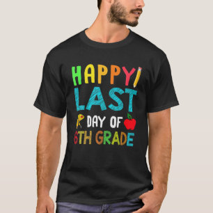 Alles Gute zum letzten Tag der 6. Klasse mit Apfel T-Shirt