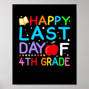 Alles Gute zum letzten Tag des 5. Abschlusses Poster
