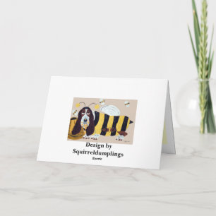 Alles Gute zum Muttertag Baby Basset Hound Feiertagskarte