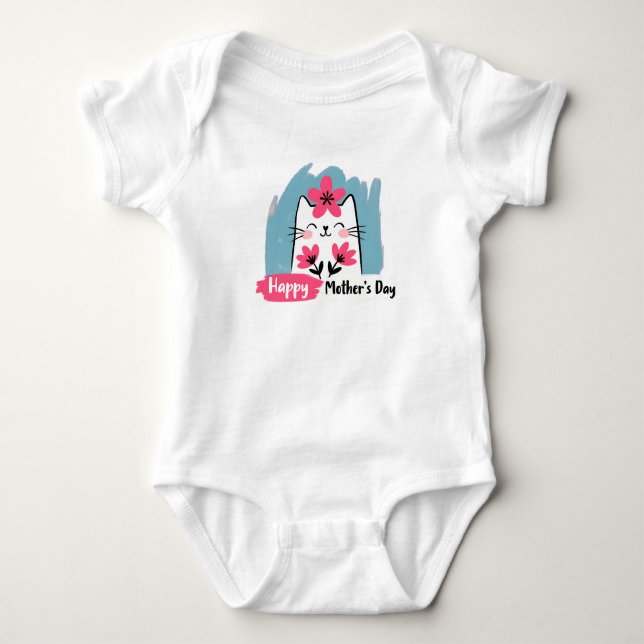 Alles Gute zum Muttertag Baby Strampler (Vorderseite)