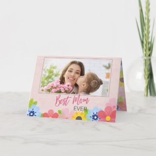 Alles Gute zum Muttertag Beste MOM aller Zeiten Feiertagskarte