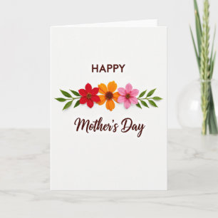 Alles Gute zum Muttertag Blumenkarte Karte