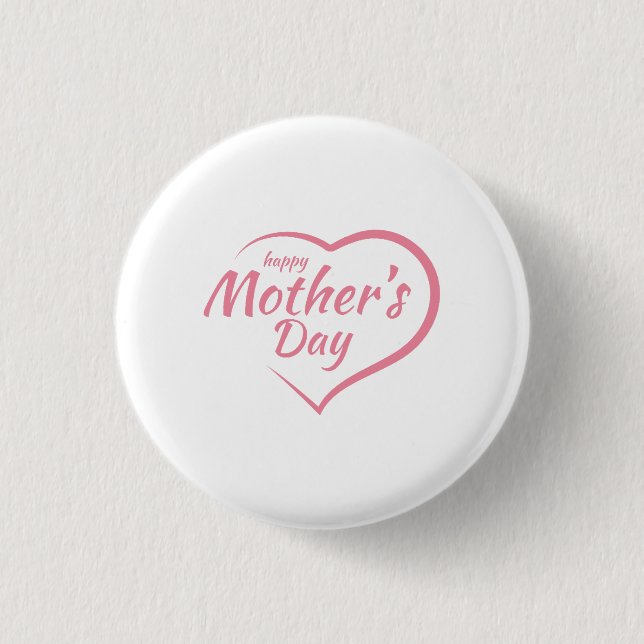 Alles Gute zum Muttertag Button (Vorderseite)