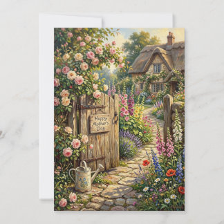Alles Gute zum Muttertag Cottage-Garten-Karte Karte