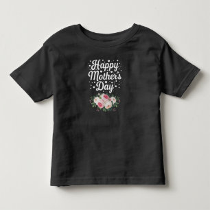 Alles Gute zum Muttertag Cute Floral Mama Oma Ehef Kleinkind T-shirt