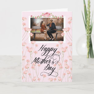 Alles Gute zum Muttertag Foto Custom Floral Karte