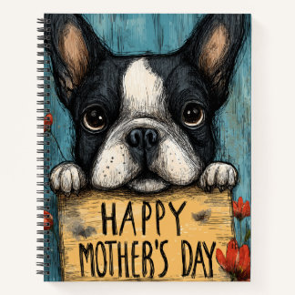Alles Gute zum Muttertag Französische Bulldogge Sp Notizbuch