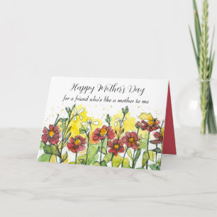 Alles Gute zum Muttertag Freundin wie eine Mutter  Karte