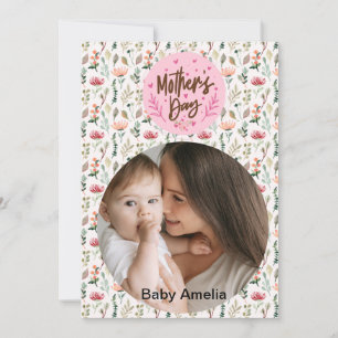 Alles Gute zum Muttertag für das beste Mama Foto Feiertagskarte