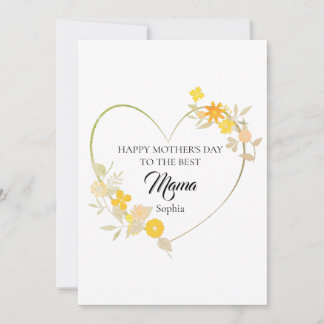 Alles Gute zum Muttertag für die beste Mama Karte