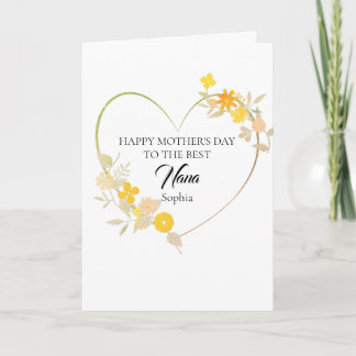 Alles Gute zum Muttertag für die beste Nana Karte